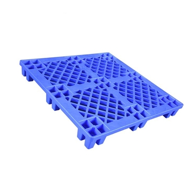 1100 X 1100 X 145 Niebieska plastikowa paleta HDPE 6,6 kg Gniazdowa paleta na żywność