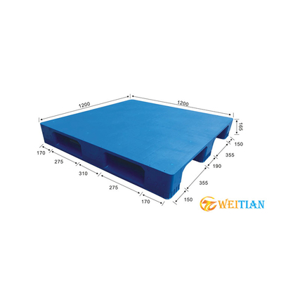 Plastikowa paleta HDPE do układania w stosy 1200x1200 Heavy Duty Ergonomiczna