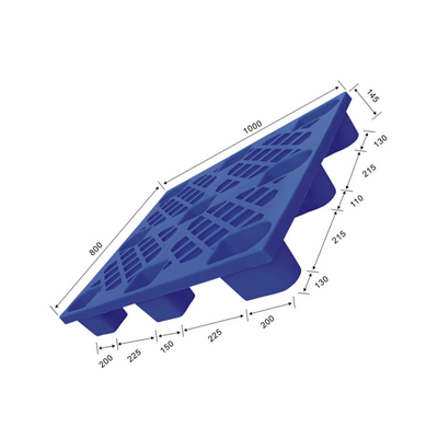 1000X800 Paleta plastikowa PE 500 kg Dynamiczna ergonomiczna obsługa magazynu