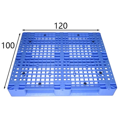 1200X1000X150mm Plastikowe palety magazynowe Zatwierdzone przez HDPE ISO9001