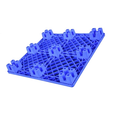 Niebieskie plastikowe palety HDPE do gniazdowania 1100 X 1100 600 kg Dynamiczne obciążenie dla medycyny