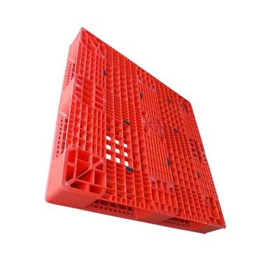 1100 X 1100 przemysłowych palet plastikowych czerwony HDPE