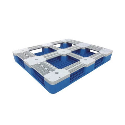 PE Composite Niebieska paleta z tworzywa sztucznego 1,2x1m Paleta plastikowa do układania w stosy