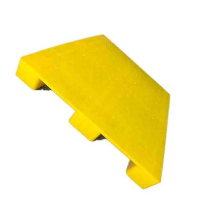 Żółte palety plastikowe zatwierdzone przez USDA do przechowywania PE Eksport 120x100cm