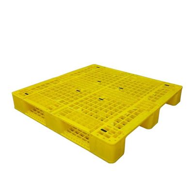 3 płozy Palety plastikowe wielokrotnego użytku 1100 X 1100 do magazynu przemysłowego