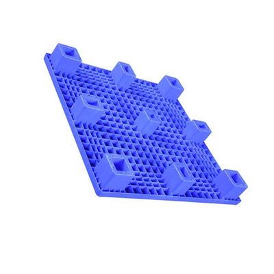 Polietylenowe 9-stopowe plastikowe palety wysyłkowe 1000 x 1000 mm do magazynu