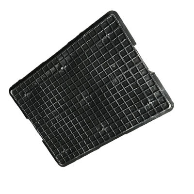 Wielokrotnego użytku czarna 1,9 kg Trwała plastikowa skrzynia do przenoszenia 54 * 42 Antystatyczny PE