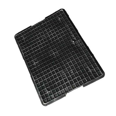 PE ESD Czarne plastikowe pudełko logistyczne 540 * 420 Plastikowe pudełko przeprowadzkowe 40L