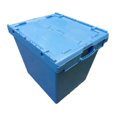 Ekologiczne 570 x 720 plastikowe ruchome pudełka z pokrywkami 35 kg ładowności