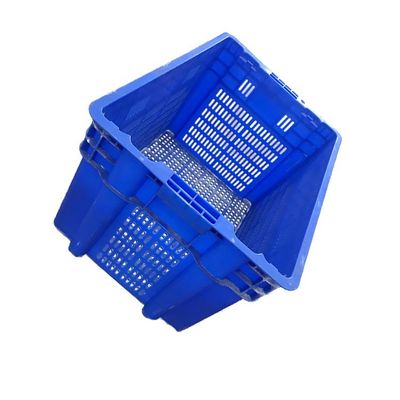 600 * 400 mm plastikowe skrzynki na warzywa do układania w stosy 2000g Solidna podstawa dolna