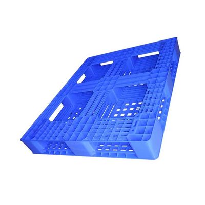 Niebieska paleta z tworzywa sztucznego HDPE o wymiarach 1200 * 1000 euro Stabilna wymiarowo