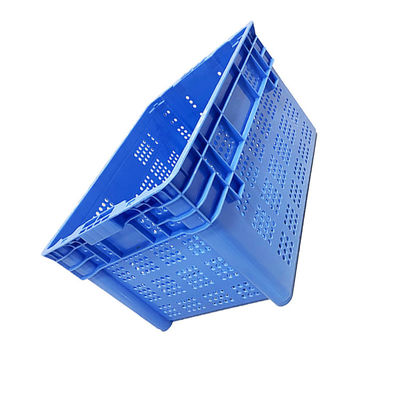 PE Nestable 23,6 x 15,7 &quot;Plastikowa skrzynia obrotowa Ergonomiczne uchwyty do portu