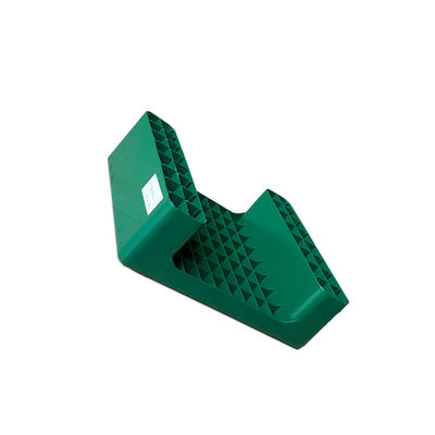 Zielona paleta plastikowa HDPE 450x350 do układania w stosy do portu magazynowego