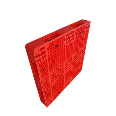 PE Hygienic 1200x1200 Czerwona paleta plastikowa do układania w stosy 6000 kg do magazynu