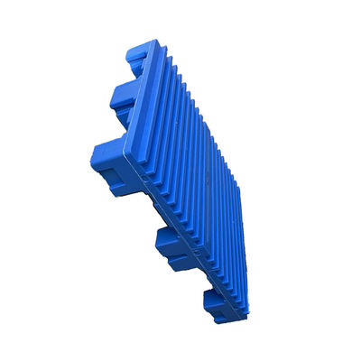 HDPE 1060x750 Palety plastikowe do składowania w stelażu 4000 kg Logistyka dwustronna
