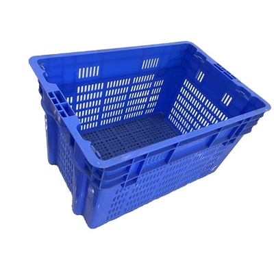Virgin PP HDPE Owoce morza do układania w stosy 70 kg Załaduj gniazdowe plastikowe skrzynie
