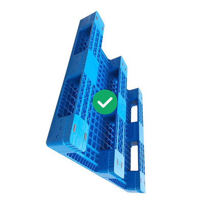 Formowana wtryskowo paleta z tworzywa sztucznego o dużej wytrzymałości 1200 kg Dynamiczna ergonomiczna