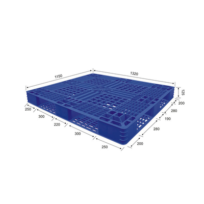 Nadające się do recyklingu plastikowe palety HDPE PP FM 4000 kg Statyczne do portu