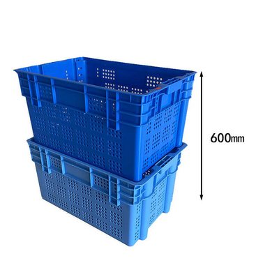 Plastikowe skrzynie z HDPE nadające się do recyklingu 200lbs Skrzynie do przechowywania w stosy