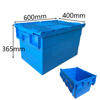 Magazynowe plastikowe pudełko logistyczne HDPE Higiena plastikowa skrzynia do przenoszenia 50 kg 60 l