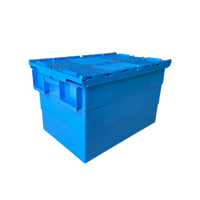 600x400x365mm Plastikowa skrzynia do przenoszenia Obciążenie magazynowe 50 kg Plastikowe skrzynie HDPE