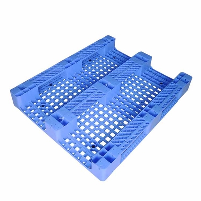 Grid Blue Ingle Sided Heavy Duty Nestable Paleta HDPE Odporna na uderzenia