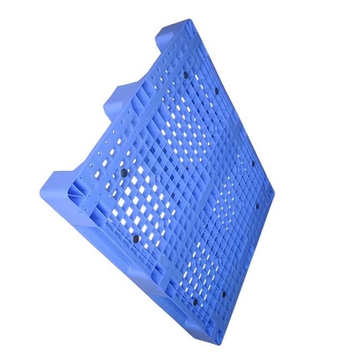 Plastikowe palety HDPE Blue Rack Trwałe solidne płaskie regały 1200x1000mm