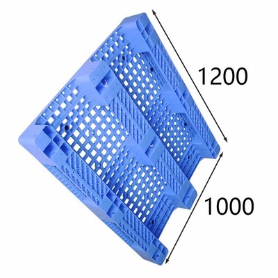 Zamknięta płaska paleta z tworzywa sztucznego o dużej wytrzymałości HDPE 1200 X 1000 X 150 mm