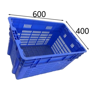 Gniazdowe składane plastikowe skrzynie 600 X 400 X 315 mm Ruchome skrzynie do układania w stos